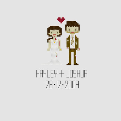 wedding cross stitch - Everything you need for the most bad-ass zombie-themed wedding (axes included!) Everything you need for a zombie wedding from @offbeatbride