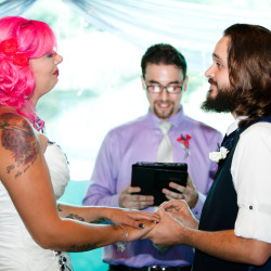 Alyssa GEoff 1122 - Find out how this zoo wedding convinced us to love "garbage plates" Zoo wedding as seen on @offbeatbride