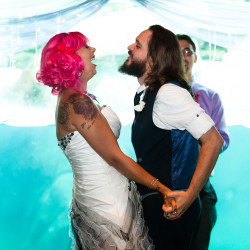 Alyssa GEoff 1125 - Find out how this zoo wedding convinced us to love "garbage plates" Zoo wedding as seen on @offbeatbride