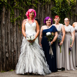 Alyssa GEoff 1156 - Find out how this zoo wedding convinced us to love "garbage plates" Zoo wedding as seen on @offbeatbride