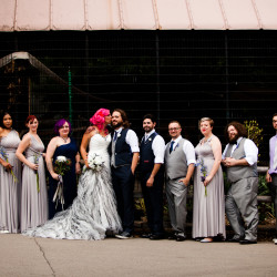 Alyssa GEoff 1180 - Find out how this zoo wedding convinced us to love "garbage plates" Zoo wedding as seen on @offbeatbride