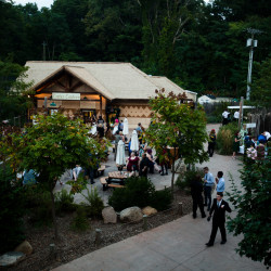 Alyssa GEoff 1443 - Find out how this zoo wedding convinced us to love "garbage plates" Zoo wedding as seen on @offbeatbride