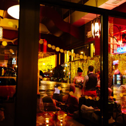 H J WED 0185 - Tiny, gold, and floral: this "cheez-y" weekday wedding in a diner wins Weekday wedding at a diner as seen on @offbeatbride