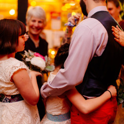 H J WED 0240 - Tiny, gold, and floral: this "cheez-y" weekday wedding in a diner wins Weekday wedding at a diner as seen on @offbeatbride