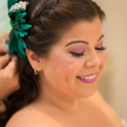 Tentacle teal wedding as seen on @offbeatbride