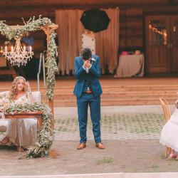 SHANNON AND JEN 1006 - These two brides had a rustic redwoods wedding (despite a big challenge with some fiddlers!) Rustic redwoods wedding as seen on @offbeatbride