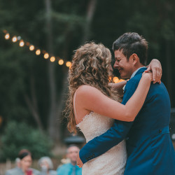 SHANNON AND JEN 1029 - These two brides had a rustic redwoods wedding (despite a big challenge with some fiddlers!) Rustic redwoods wedding as seen on @offbeatbride