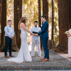 SHANNON AND JEN 422 - These two brides had a rustic redwoods wedding (despite a big challenge with some fiddlers!) Rustic redwoods wedding as seen on @offbeatbride