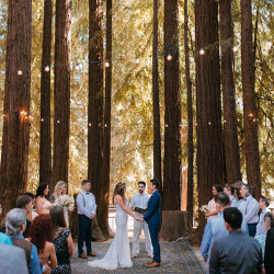 SHANNON AND JEN 430 - These two brides had a rustic redwoods wedding (despite a big challenge with some fiddlers!) Rustic redwoods wedding as seen on @offbeatbride