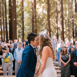 SHANNON AND JEN 504 - These two brides had a rustic redwoods wedding (despite a big challenge with some fiddlers!) Rustic redwoods wedding as seen on @offbeatbride