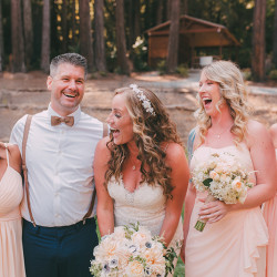 SHANNON AND JEN 568 - These two brides had a rustic redwoods wedding (despite a big challenge with some fiddlers!) Rustic redwoods wedding as seen on @offbeatbride