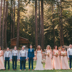 SHANNON AND JEN 621 - These two brides had a rustic redwoods wedding (despite a big challenge with some fiddlers!) Rustic redwoods wedding as seen on @offbeatbride