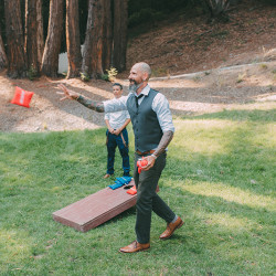 SHANNON AND JEN 785 - These two brides had a rustic redwoods wedding (despite a big challenge with some fiddlers!) Rustic redwoods wedding as seen on @offbeatbride