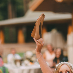 SHANNON AND JEN 904 - These two brides had a rustic redwoods wedding (despite a big challenge with some fiddlers!) Rustic redwoods wedding as seen on @offbeatbride