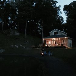 night 19636536936 o - A water-themed polyamorous elopement at a lakeside bungalow A polyamorous elopement at a lakeside bungalow