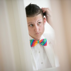 Pennsylvania rainbow wedding as seen on @offbeatbride
