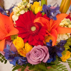 Pennsylvania rainbow wedding as seen on @offbeatbride