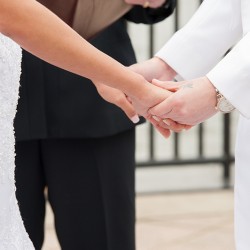 Pennsylvania rainbow wedding as seen on @offbeatbride