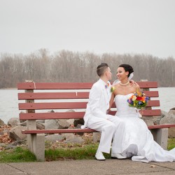 Rainbow wedding as seen on @offbeatbride