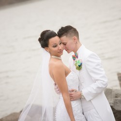 Rainbow wedding as seen on @offbeatbride
