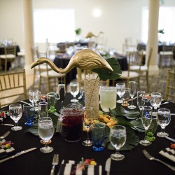 Eves Wedding Photo by Justin Nunez Studio17 - This flamingo-themed pool party wedding is LIFE Flamingo-themed pool party wedding as seen on @offbeatbride