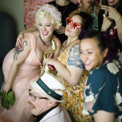 Eves Wedding Photo by Justin Nunez Studio23 - This flamingo-themed pool party wedding is LIFE Flamingo-themed pool party wedding as seen on @offbeatbride