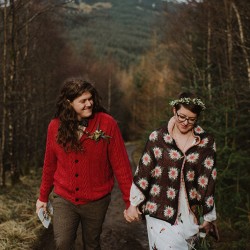 Scottish elopement as seen on @offbeatbride #weddings #scotland #bohemian