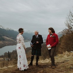 Scottish elopement as seen on @offbeatbride #weddings #scotland #bohemian