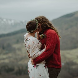 Scottish elopement as seen on @offbeatbride #weddings #scotland #bohemian