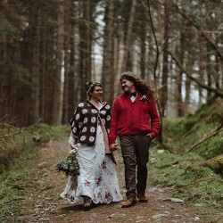 Scottish elopement as seen on @offbeatbride #weddings #scotland #bohemian