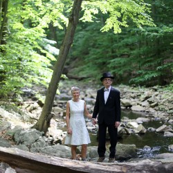 Testa Mandal Carole Cohen Photography joeanne49 low - A love story between two hiking fans (with a surprise ring bearer story!) Love story at 60 as seen on @offbeatbride