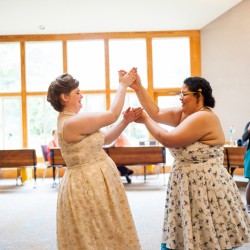1239 youareraven beccabrittneywedding 1239 - You'll swoon over this joyful lesbian Quaker wedding Lovely Quaker wedding as seen on @offbeatbride