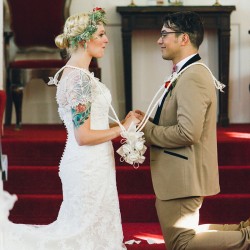 Latin American fiesta wedding as seen on @offbeatbride