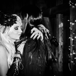 DSC 0299 2 - Our hearts are black and blue from this goth fantasy wedding Goth fantasy wedding as seen on @offbeatbride