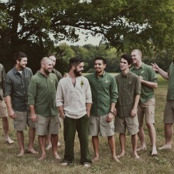 Gilbert Suits Laura Dee Photography LauraDeePhotoNashville090315057 low - A fabulously unexpected journey at this Lord of The Rings-themed wedding Tolkien-themed wedding as seen on @offbeatbride