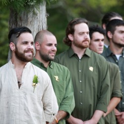 Gilbert Suits Laura Dee Photography LauraDeePhotoNashville090315075 low - A fabulously unexpected journey at this Lord of The Rings-themed wedding Tolkien-themed wedding as seen on @offbeatbride