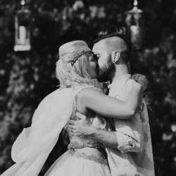 Gilbert Suits Laura Dee Photography LauraDeePhotoNashville090315090 low - A fabulously unexpected journey at this Lord of The Rings-themed wedding Tolkien-themed wedding as seen on @offbeatbride