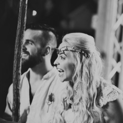 Gilbert Suits Laura Dee Photography LauraDeePhotoNashville090315116 low - A fabulously unexpected journey at this Lord of The Rings-themed wedding Tolkien-themed wedding as seen on @offbeatbride