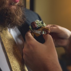 Sci-fi wedding as seen on @offbeatbride