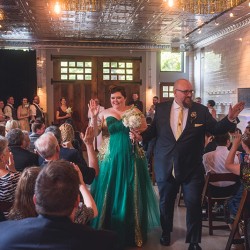 Oscars in space wedding as seen on @offbeatbride