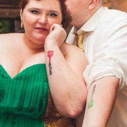 Sci-fi wedding as seen on @offbeatbride