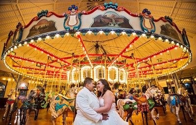 Wedding713of1037 - This genderqueer, sweets-loving, carousel wedding will have you in circles Genderqueer, sweets-loving, carousel wedding as seen on @offbeatbride