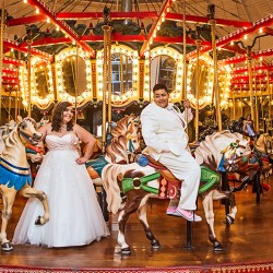 Wedding721of1037 - This genderqueer, sweets-loving, carousel wedding will have you in circles Genderqueer, sweets-loving, carousel wedding as seen on @offbeatbride
