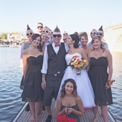 Beard Fanckboner Kates Lens Photography KLPBonerWeddingTBL28of76 low - A mohawked groom gets a huge surprise with a whole crew of mohawk groomsmen Mohawk groomsmen at this Arizona wedding as seen on @offbeatbride #weddings #mohawks