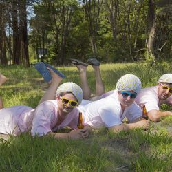 Groomsmen100215 24 - BIFF! BAM! POW! A superhero and pop culture-infused scout camp wedding A superhero and pop culture-infused scout camp wedding as seen on @offbeatbride