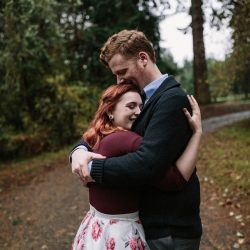 Jonas Seaman OffbeatBride 1011 - A Friday the 13th barn wedding with coffee, skulls, and floral prints Friday the 13th barn wedding as seen on @offbeatbride