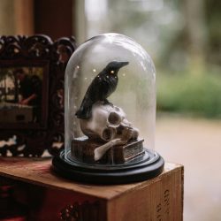 Jonas Seaman OffbeatBride 1021 - A Friday the 13th barn wedding with coffee, skulls, and floral prints Friday the 13th wedding as seen on @offbeatbride