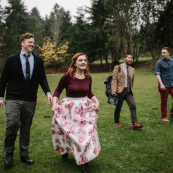Jonas Seaman OffbeatBride 1036 - A Friday the 13th barn wedding with coffee, skulls, and floral prints Friday the 13th barn wedding as seen on @offbeatbride