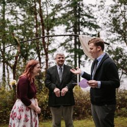 Jonas Seaman OffbeatBride 1047 - A Friday the 13th barn wedding with coffee, skulls, and floral prints Friday the 13th wedding as seen on @offbeatbride