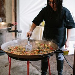 Jonas Seaman OffbeatBride 1053 - A Friday the 13th barn wedding with coffee, skulls, and floral prints Friday the 13th wedding as seen on @offbeatbride